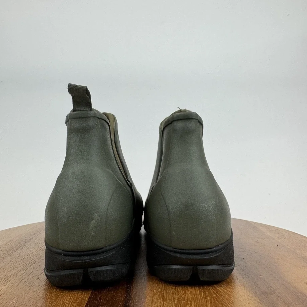New‎ Mens Bogs Suavie Green Waterproof Slip On Low Chelsea Ankle Bootie Size 9 M